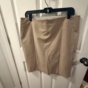 The Limited Classic Beige Pencil Skirt
